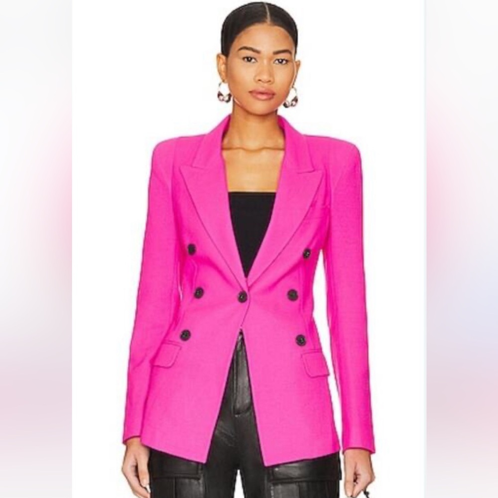 SMYTHE NOT A DB PAGODA BLAZER - NEON PINK Spring Easter